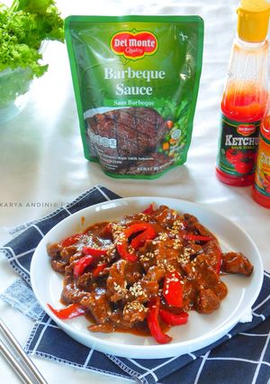 Foto resep Daging Saos Barbeque