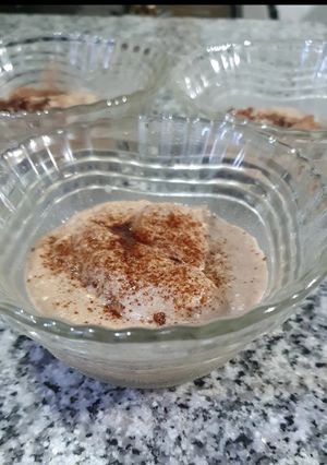 Una foto de Postrecito de chocolate y almendras