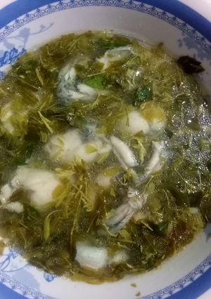 Hình của món Canh chua lá me ếch.