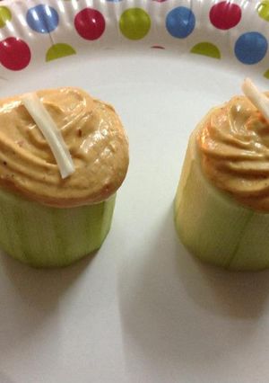A picture of Stuffed Cucumbers.