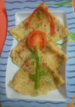 वेजिटेबल चावल डोसा (Vegetable chawal dosa recipe in hindi) रेसिपी मुख्य फोटो