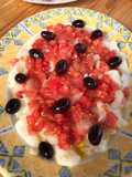 Esqueixada de bacalao