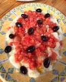 Esqueixada de bacalao
