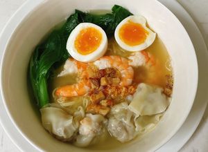 Hình của món Mì vằn thắn.