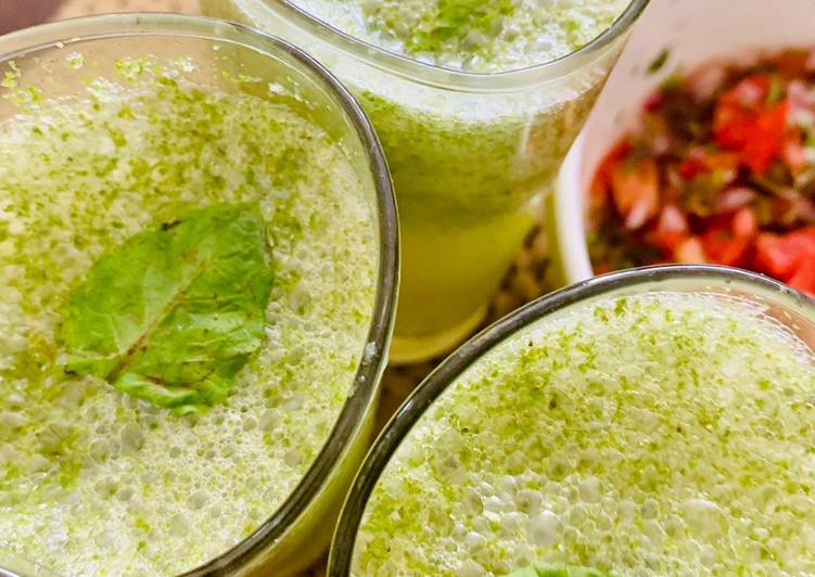 Simple Way to Prepare Ultimate Cucumber mint cooler