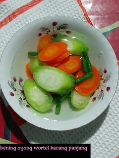 Foto resep Sayur Bening Oyong Wortel Kacang Panjang