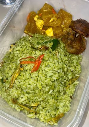 Foto resep Nasi Goreng Sawi Cabai Hijau