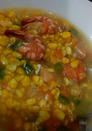 Foto resep Sup krim Jagung udang