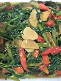 Foto resep Tumis Kangkung Rawit Simpel Rumahan