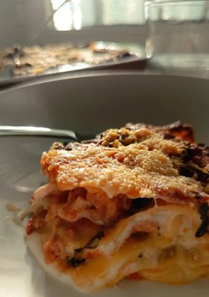Foto resep Lasagna ala Mbak Carolina(Daging Kalkun dan Jamur) versi halal