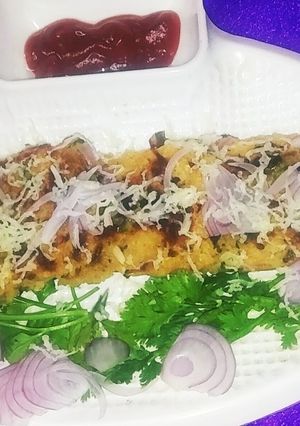 A picture of Poha Cake.