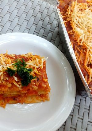 Foto resep Lasagna hahahaha