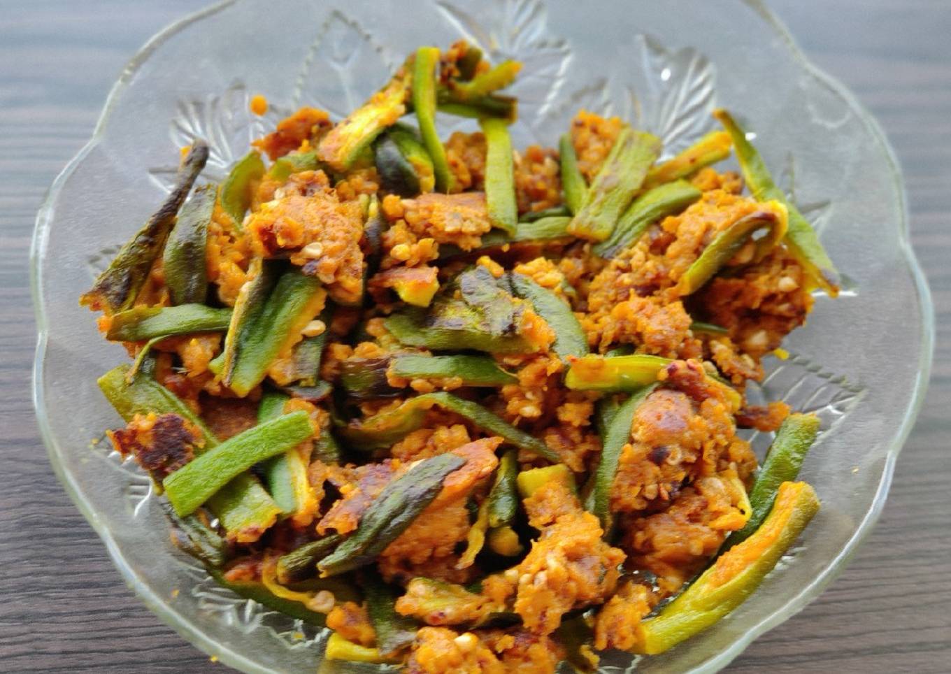 Besani bhindi fry