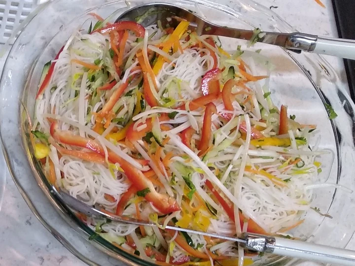 Easy Steps to Make|Recipe} Summer rice vermicelli salad, Make You Drink