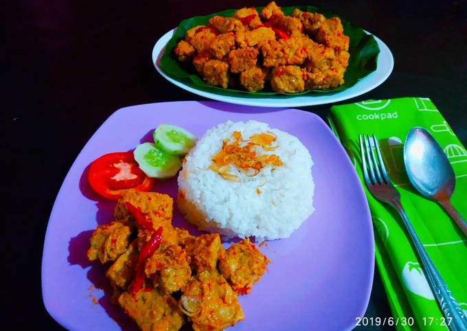 Rendang tempe