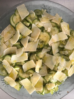 Una foto de Calabacín con Parmesano