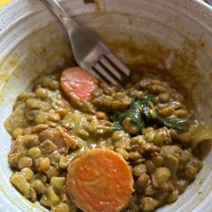 A picture of Vegan Dahl (curry lentils).
