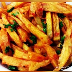 Whosayna’s Pilipili Fries A picture of Whosayna’s Pilipili Fries.