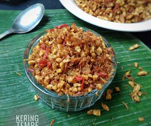 Resep Populer Kering Tempe Serundeng Manis Yummy Mantul