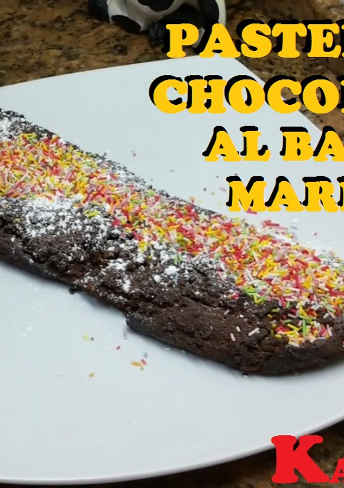 Una foto de Pastel de chocolate al baño maría