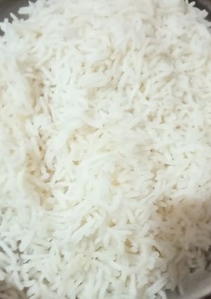 A picture of White rice.