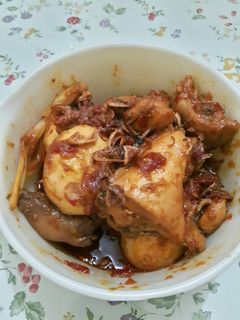 Foto resep Ayam bumbu merah