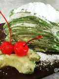 Avocado mille crepes