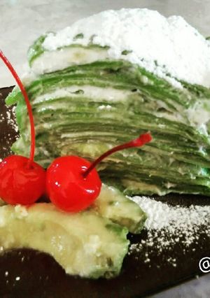 Foto resep Avocado mille crepes