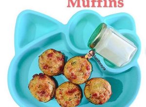 Gambar Zucchini cheese muffins