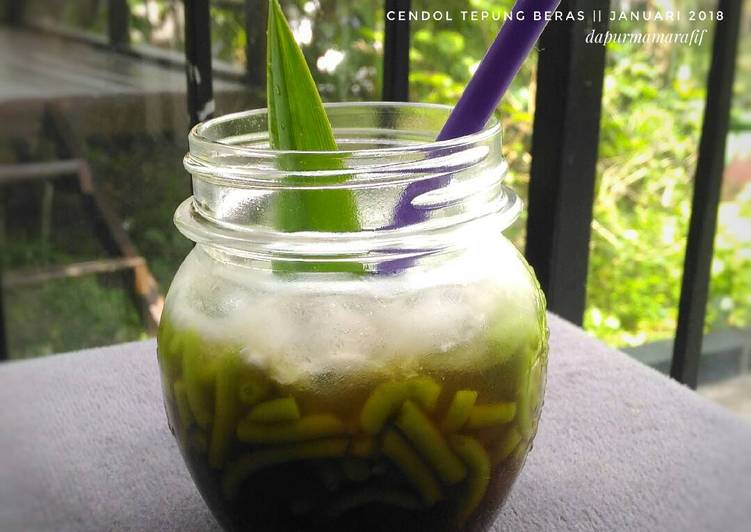 Cendol tepung beras