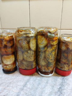Una foto de Escabeche de berenjenas en MICROONDAS