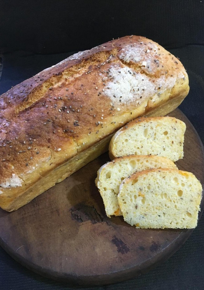Una foto de Pan de zapallo cabutia sin gluten, sin lácteos, sin huevo, sin azúcar agregada y poquísimo aceite 🍞