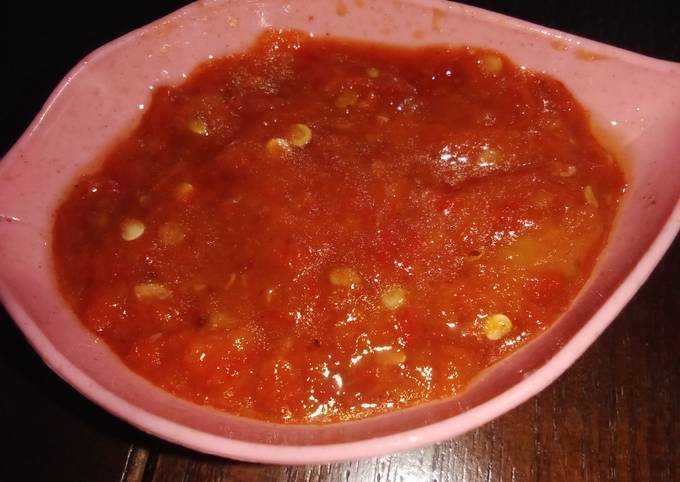 Resep Sambal Tomat Simple Oleh Nurul Arifah Cookpad