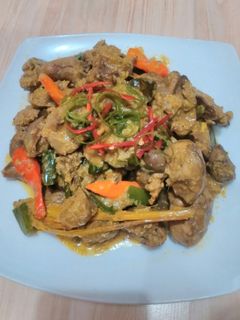 Foto resep Ati Ampela masak bumbu kuning