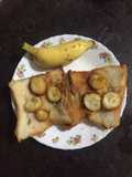 பனானா ஸ்டப்டு பிரட்(banana stuffed bread recipe in tamil)