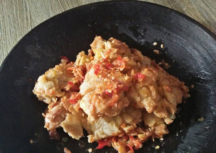 Resep Telur geprek Anti Gagal