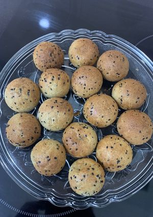 Hình của món Bánh mì mè Hàn Quốc.