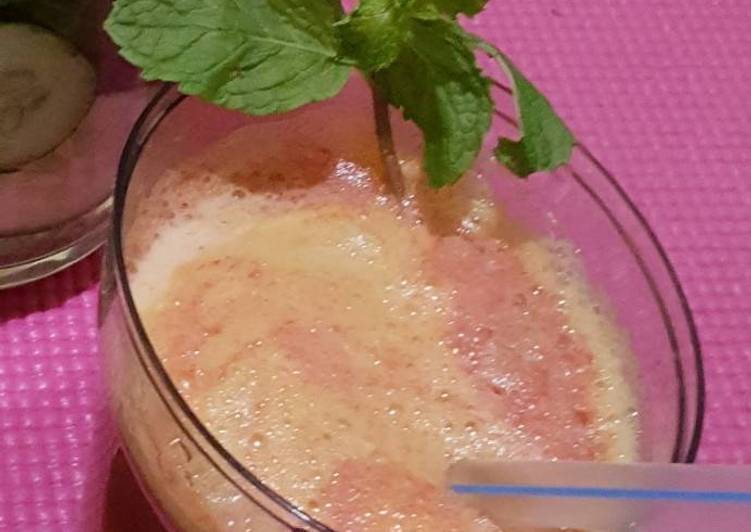 Resep Juice pepaya rasa guava / Jus Pencernaan BAB lancar Anti Gagal