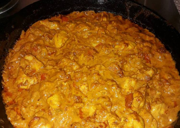 Steps to Serve Quick Butter Chicken