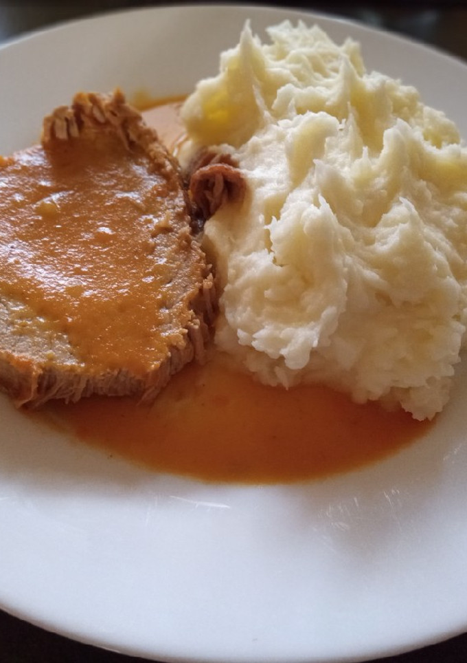 Una foto de Carne mechada de pollo ganso (en olla a presión)