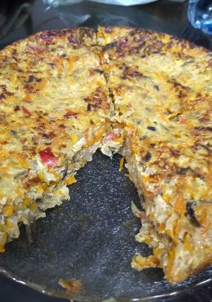 Una foto de Tortilla de verduras