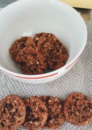 Φωτογραφία της συνταγής Cookies βρώμης με μπανάνα !!!!