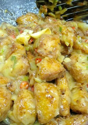 Foto resep Nugget Saus Telur Asin