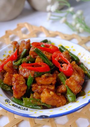 Foto resep Oseng Tempe & Kacang Panjang