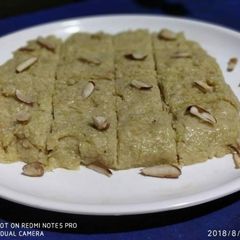 A picture of Bottle gourd burfi.