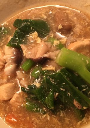 รูปของ ราดหน้าอกไก่สูตรคลีน