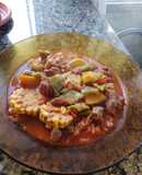 Cazuela de verduras y carne