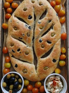 صورة لوصفة فوغاس الزيتون