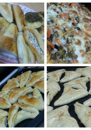 صورة لوصفة بيتزا وفطاير هشه ولذيذه😍