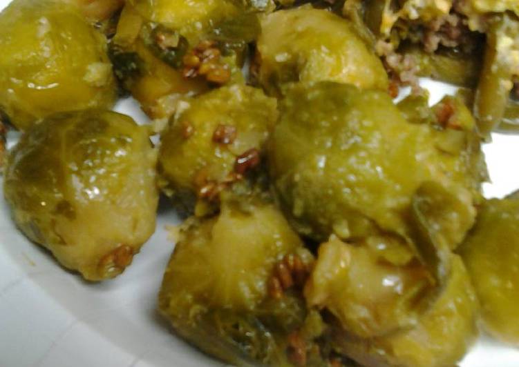 Recipe of Perfect Brussel sprouts and fenugreek in butter